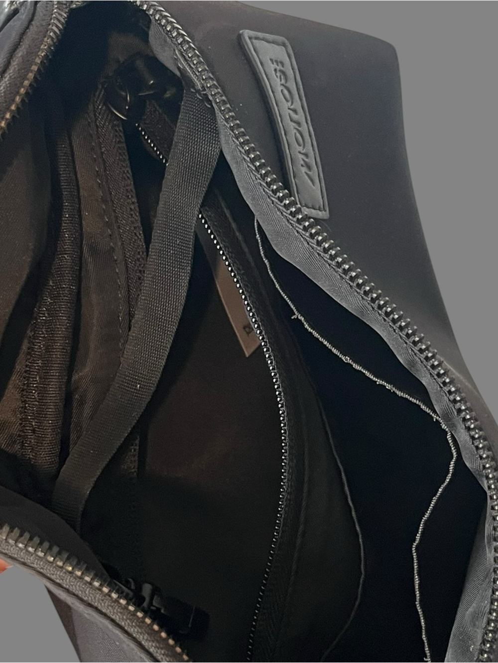 Monos Sling Belt Bag / Fanny Pack Black - Picture 3 of 5